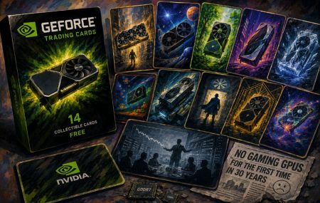 Nvidia lanza cromos coleccionables de GeForce mientras los gamers siguen sin ver nuevas GPUs para jugar