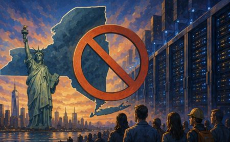 Nueva York se convierte en el primer estado de EE.UU. en prohibir la construcción de centros de datos de IA