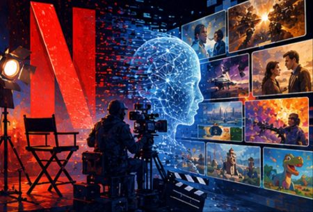 Netflix usó IA en 300 títulos en 2026 y sus acciones caen un 9%: cuando el ahorro de costes no convence a Wall Street