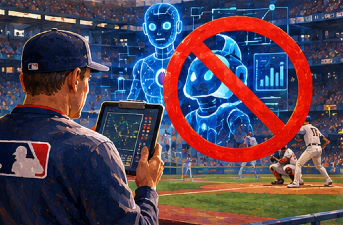 La MLB prohíbe a los equipos usar la IA de los iPads del banquillo para tomar decisiones en el partido