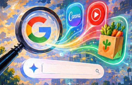 Google AI Mode se conecta con Canva, YouTube Music e Instacart: búsqueda que ejecuta tareas