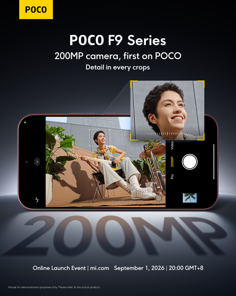 La cámara de 200 MP de la POCO F9 Series, la primera de POCO con esa resolución