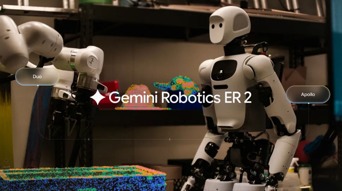 Gemini Robotics ER 2: el cerebro de IA para robots que trabaja mientras el robot actúa, colabora con otros y sabe cuándo ha terminado