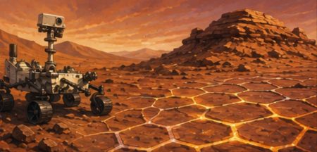 Curiosity encuentra en Marte un campo de texturas en panal que nadie había visto a esta escala