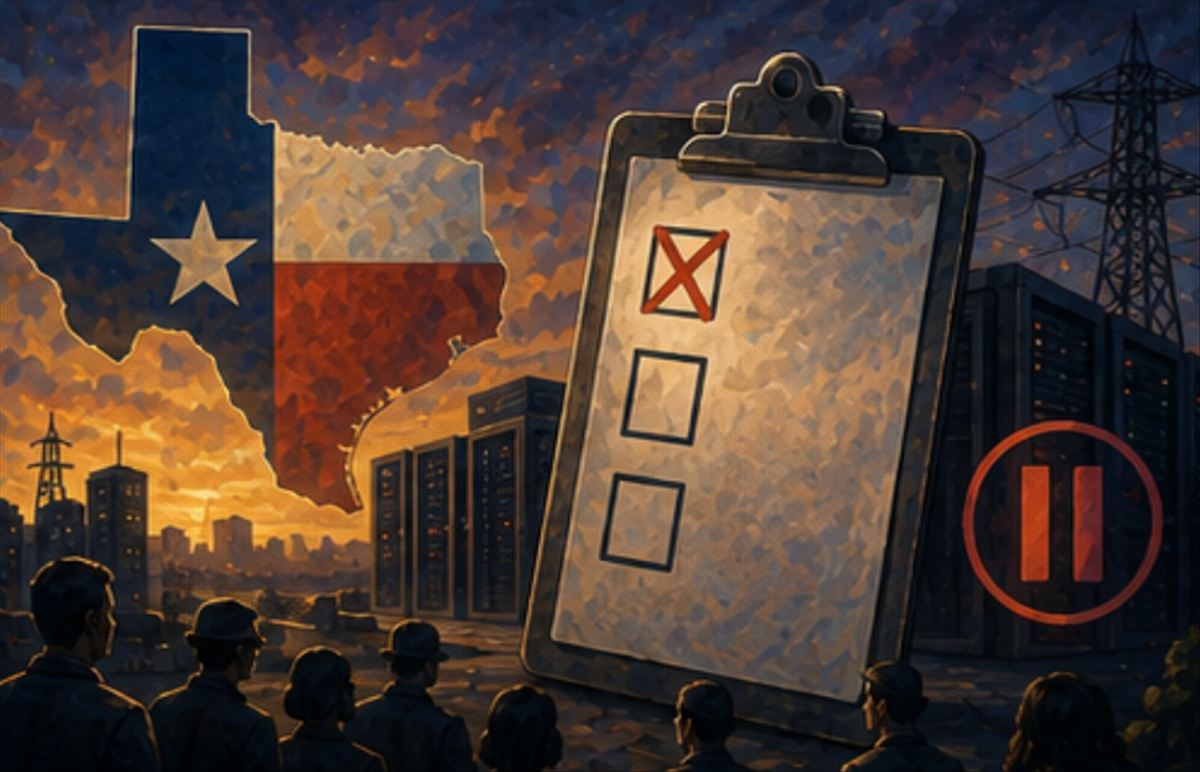 Texas pausa todos los nuevos centros de datos: Abbott decreta una auditoría ante 474 GW de solicitudes de conexión a su red