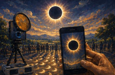 Cómo fotografiar el eclipse del 12 de agosto con el móvil sin quemar el sensor de la cámara