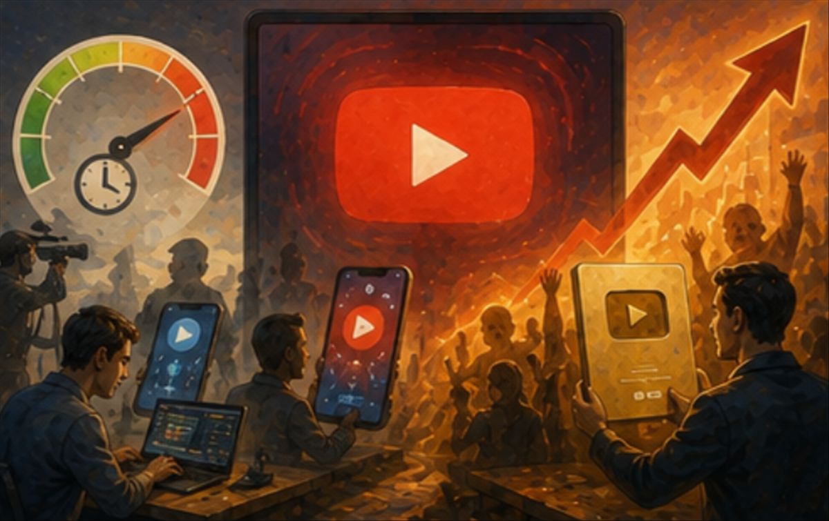 YouTube dobla los requisitos para monetizar: nuevos creadores necesitarán el doble de horas de visionado desde el 1 de febrero de 2027
