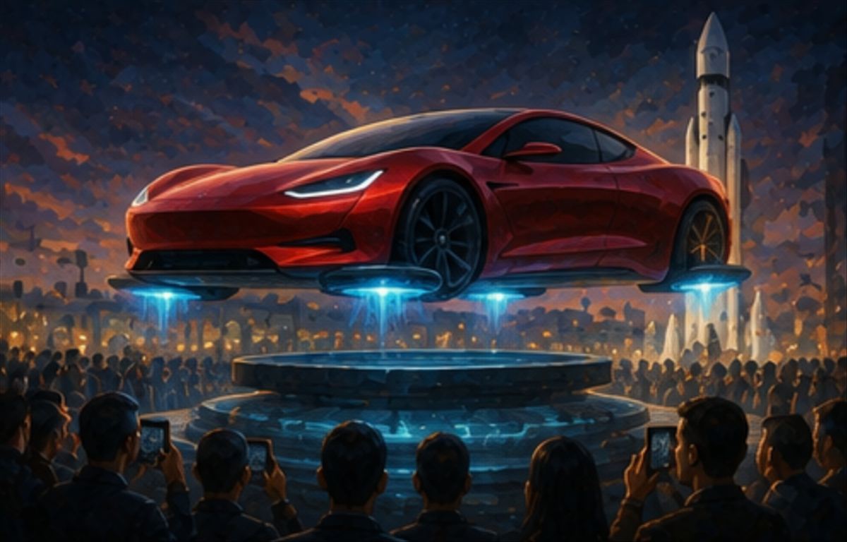 El Tesla Roadster puede levitar — pero no volar — gracias a propulsores de SpaceX, y la demo será este agosto