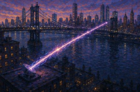 Investigadores logran una red cuántica de 13 millas en pleno aire de Nueva York sin cables de fibra