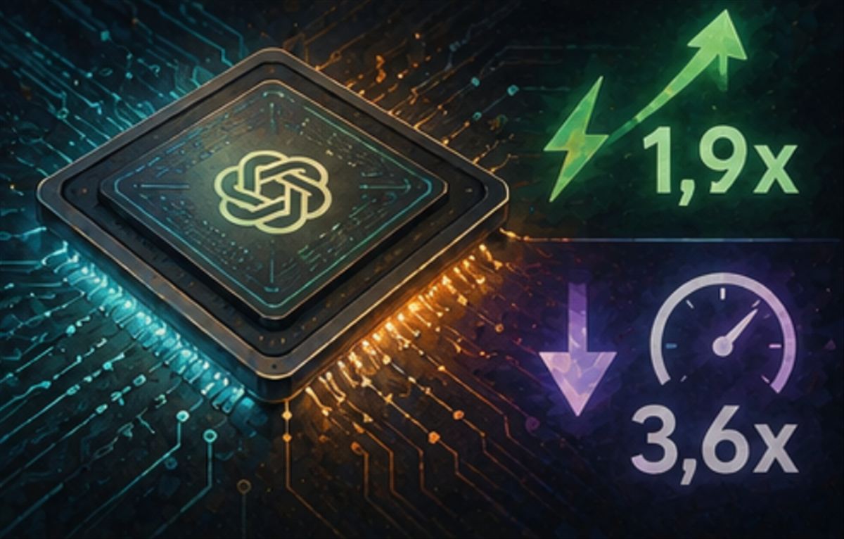 OpenAI publica los primeros benchmarks de Jalapeño: 1,9× mejor rendimiento por vatio y 3,6× menos latencia que los chips de NVIDIA
