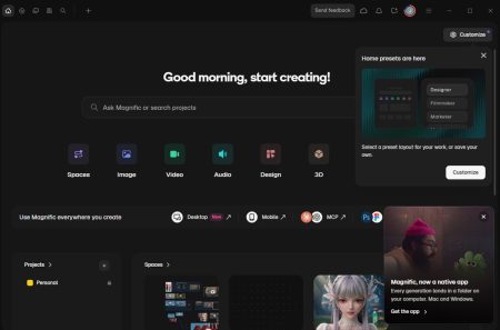 Magnific ya tiene app de escritorio para macOS y Windows