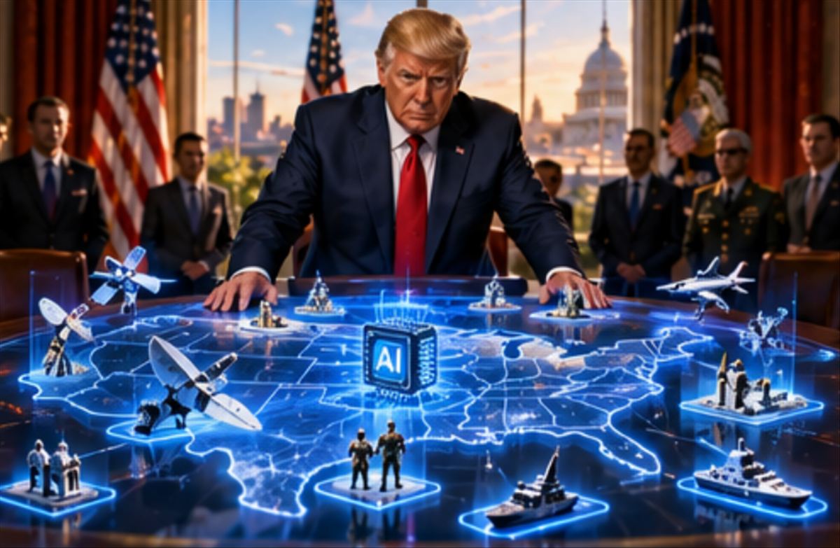 Trump anuncia la "AI Force": un ejército de inteligencia artificial y un nuevo zar para competir con China