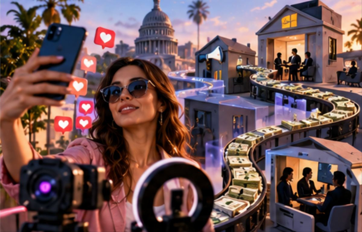 California multa a influencers por publicidad política no declarada: hasta 5.000 dólares por publicación