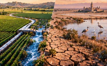 WWF revela que más de 80.000 hectáreas en España se riegan con agua robada. Albacete y Doñana llevan la peor parte
