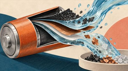 Una batería que se recicla con agua: el aglutinante sin flúor que puede transformar la cadena de suministro del litio