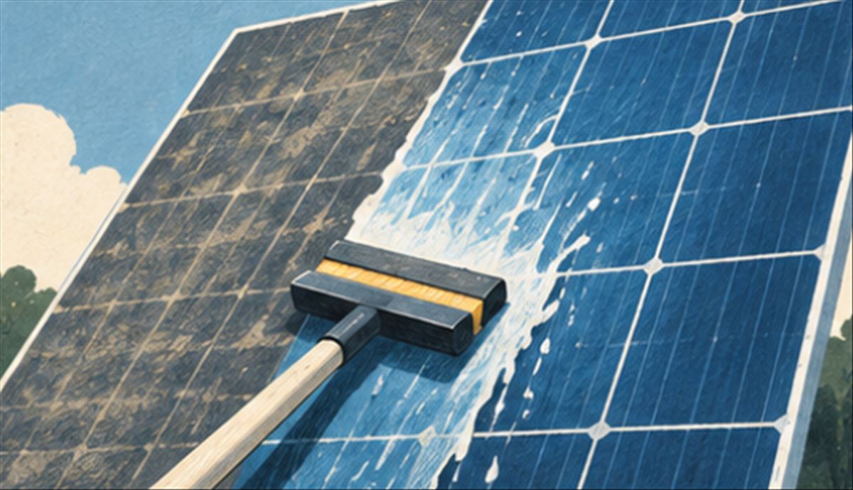 ¿Cuánto rinden menos tus paneles solares si no los limpias? Los datos que nadie te cuenta al instalarlos