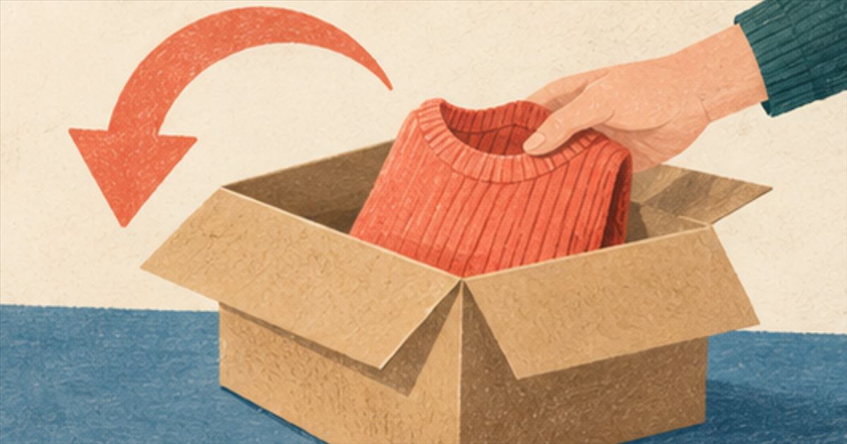 Devolver una compra online: los 14 días de desistimiento, cuándo no se aplican y quién paga el envío