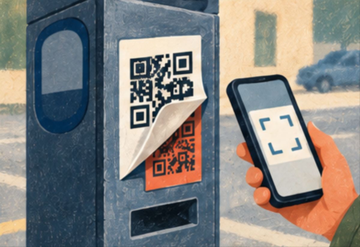 Códigos QR fraudulentos: cómo detectar el quishing en parquímetros, multas falsas y correos antes de pagar